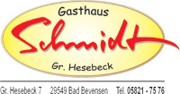 Gasthaus Schmidt - Gross Hesebeck